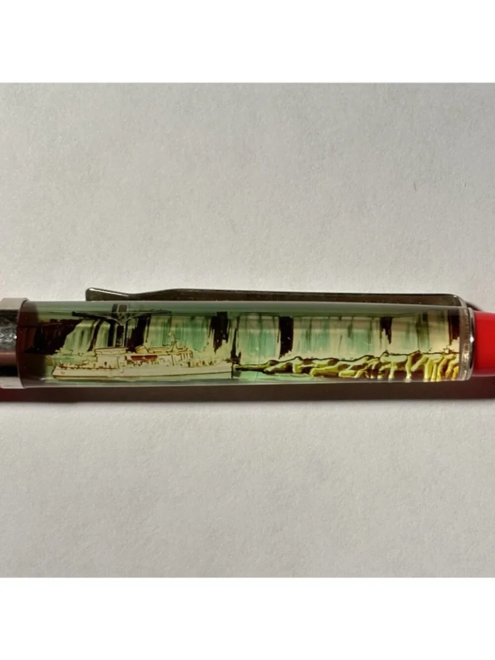 Niagara Falls New York Canada Floaty Pen Ferry Tour Boat Moves Vintage Collect